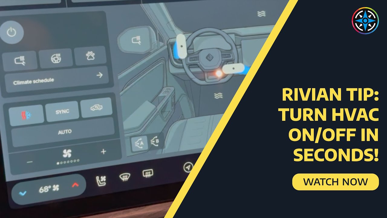 Rivian future climate control upgrades improving cooling efficiency, smart HVAC, and battery-balanced temperature management system.