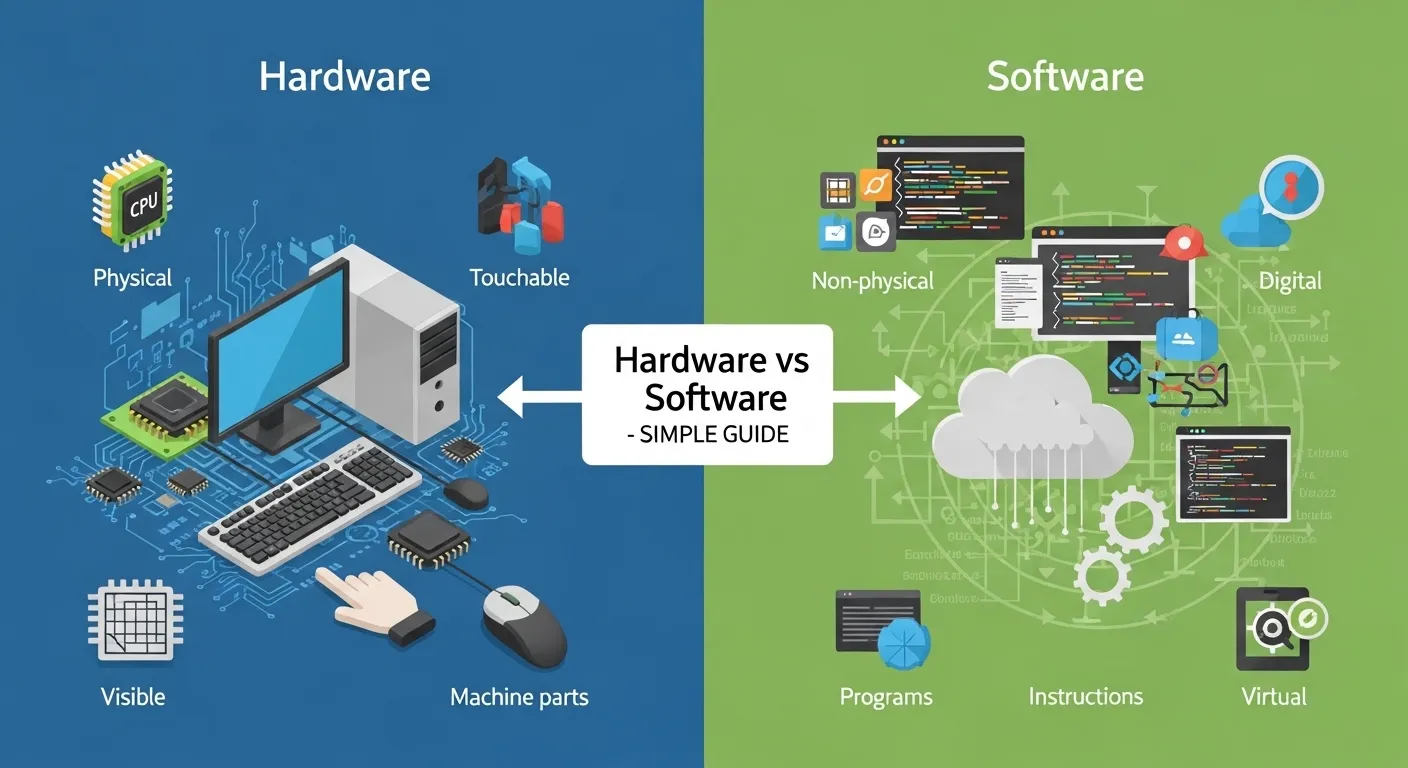 Hardware and software working together in a computer system for processing tasks and system operations.