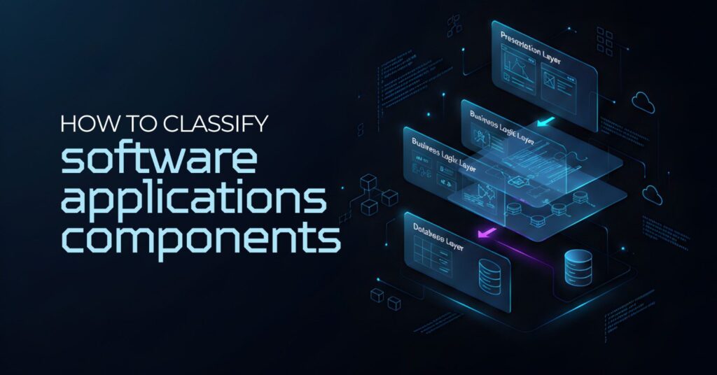 How to Classify Software Applications Components