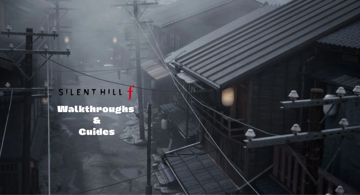 Harry Mason explores foggy Silent Hill with flashlight, facing monsters, solving puzzles, searching for Cheryl in a dark psychological horror world.
